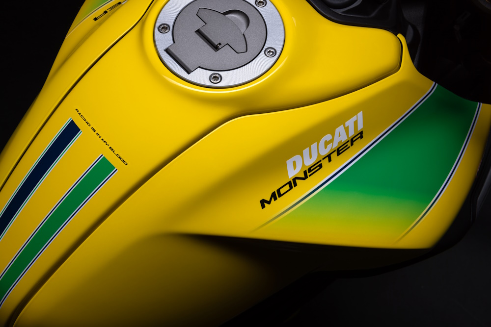 Ducati Monster Senna legendary color